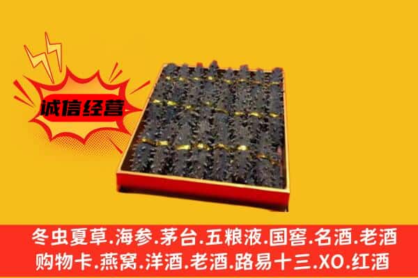 安定区回收海参